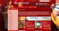 Desktop Screenshot of gameport.sk